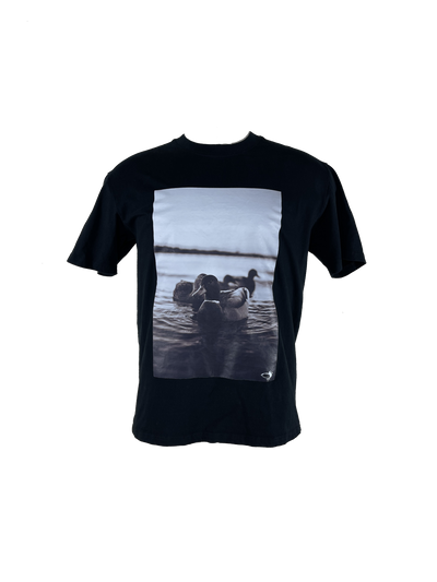 Swimming Duck Black T-Shirt